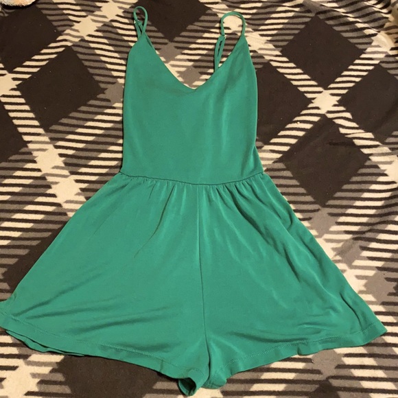 Forever 21 Pants - Forever 21 Mint Romper *EUC*